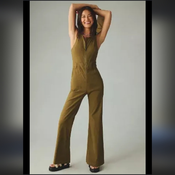 Anthropologie Naomi Workwear Jumpsuit by Maeve